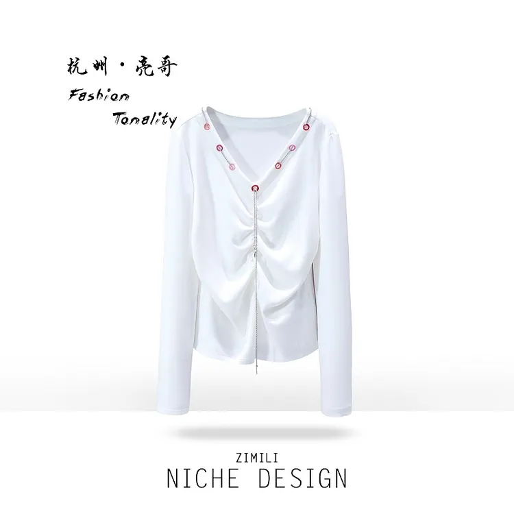 【亮哥欧货女装】冬季热感系列《巴洛克》高弹显瘦打底上衣26195-C1