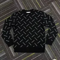 Calvin Klein/圆领Logo字母满印休闲长袖卫衣 