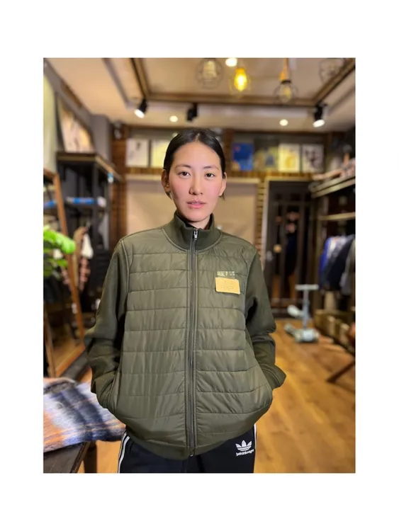 经典军绿色保暖时尚外套