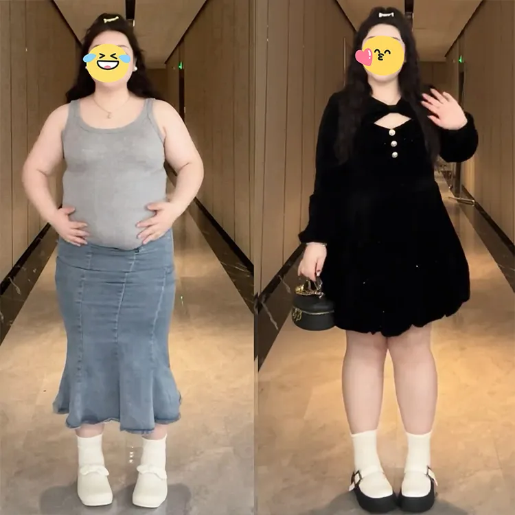 胖mm法式气质黑色吊带晚礼服裙子大码女装金丝绒赫本风连衣裙套装