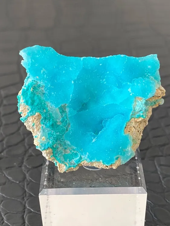 异极矿 刚果异极矿 油画风 矿物晶体 摆件 标本