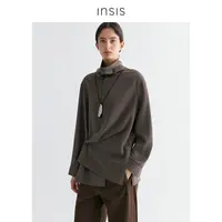 {7.18新品}堆堆领侧缝钉扣结构衬衫FN25311103