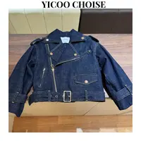 （专柜限定）YICOO【机车女孩】亲子重酵洗夹棉牛仔外套儿童YC257290