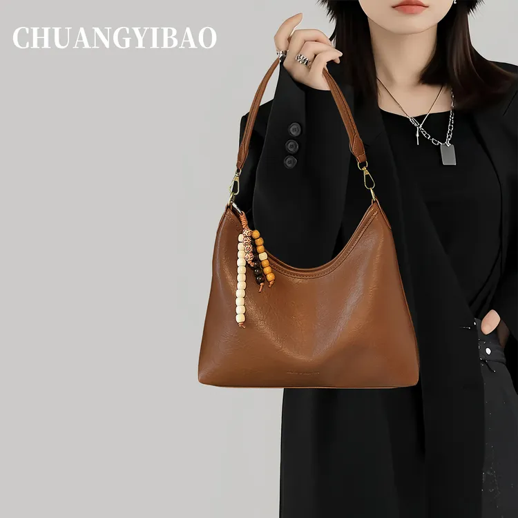 复古腋下托特包包女式2025新款秋冬高端大气轻奢小众高级感斜挎包