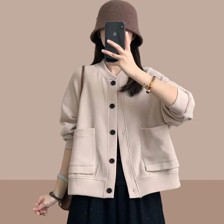 2025炸街潮牌女春秋季美式外套设计感小众时髦上衣小个子大码外衣