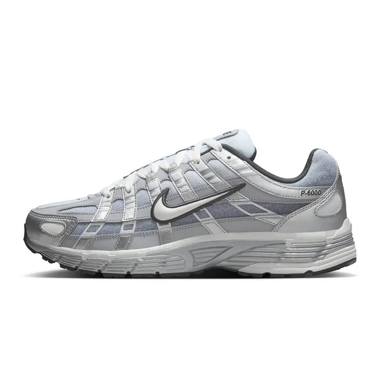 NIKE/耐克男子流光风P-6000白银复古低帮休闲鞋IH4465-095