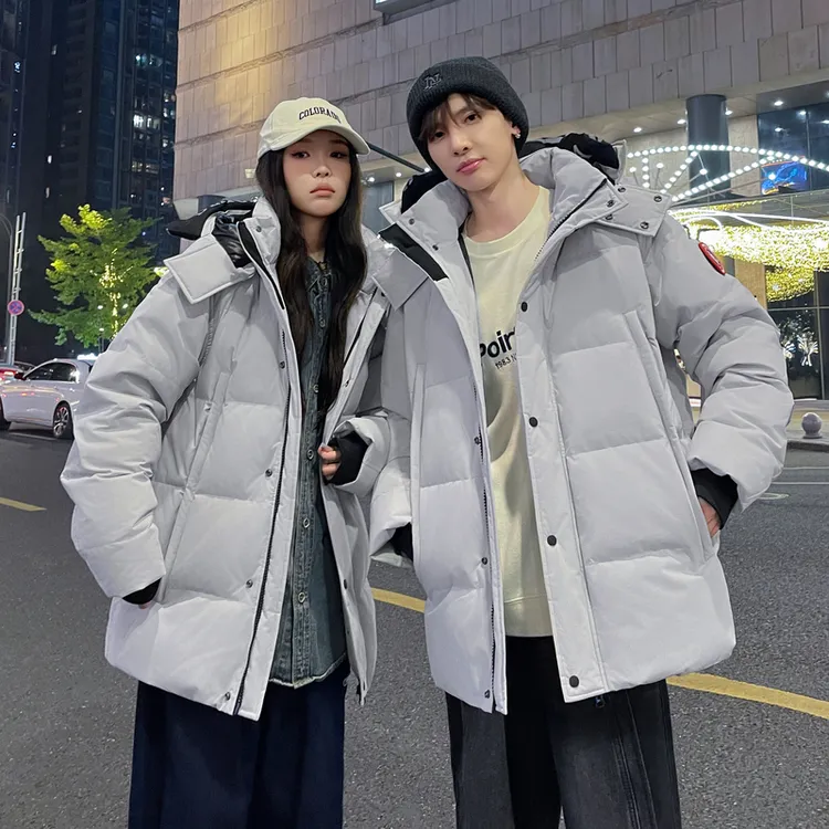 冬季零下40度户外羽绒服男女中长款外套东北哈尔滨旅游登山羽绒服