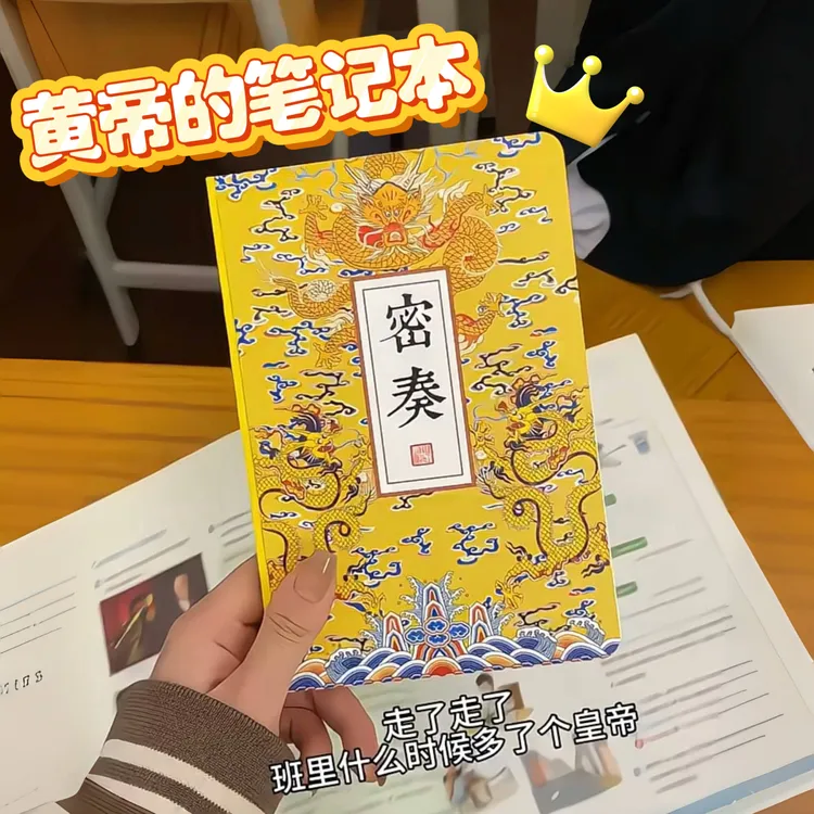 皇帝圣旨奏折笔记本子皇宫本学生同学奇葩创意搞怪恶搞抽象沙雕