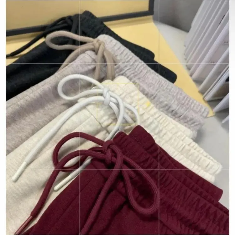 【赠运费险】羊 绒升级窄版直筒高腰休闲裤舒适外穿简约显瘦针织裤