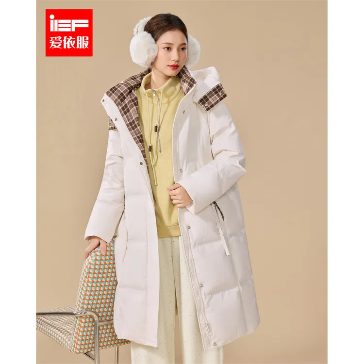 IEF/爱依服时尚2025新款冬季简约90绒时尚通勤羽绒服流光风