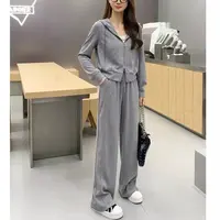 A31韩系穿搭休闲运动套装女2025新款秋冬减龄卫衣长裤两件套超火