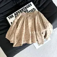 【现货】新款韩版女童秋季套装娃娃衫春秋季印花爱心