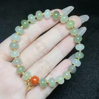 【小北好物】和田玉DIY单圈手串约5*8mm【多样性发一件】2QH09X781