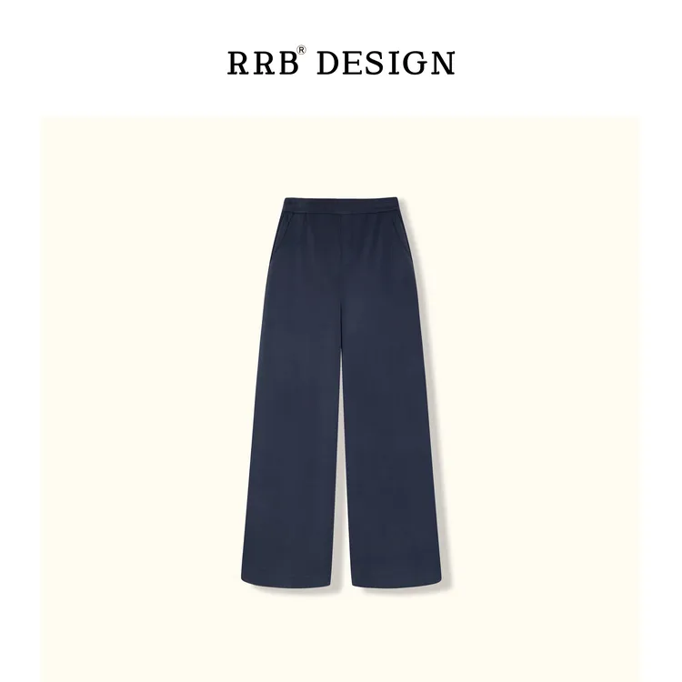 RRB Design「裸感神裤」慵懒时髦高腰显瘦百搭舒适垂坠感阔腿裤