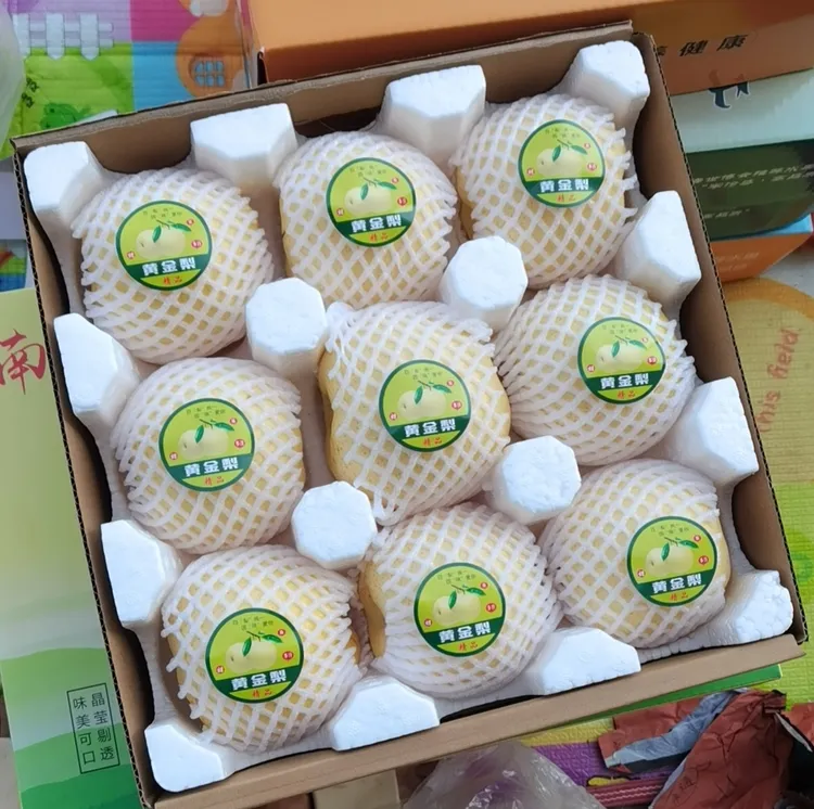 （脆甜多汁9个精品大果王博望正宗黄金梨新鲜水果产地直发皮薄肉细