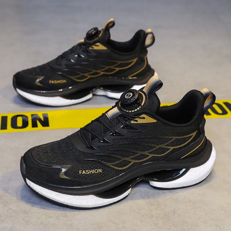 莆田椰子男鞋2025新款旋转扣青少年跑步鞋百搭减震中学生运动鞋男