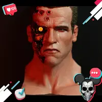 【Puzzle 现货】终结者 T800 施瓦辛格 冰箱贴 手办 雕像 GK 