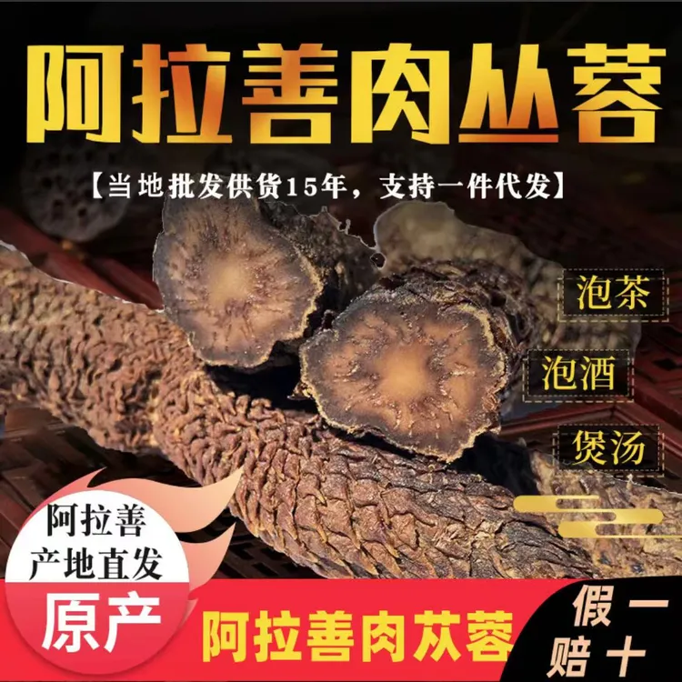 内蒙古阿拉善荒漠肉苁蓉直播间改价链接一物一拍非直播勿拍
