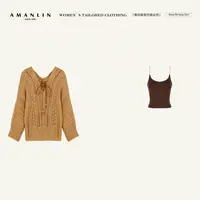 AMANLIN/阿谩琳琥珀流光时尚套装D601327