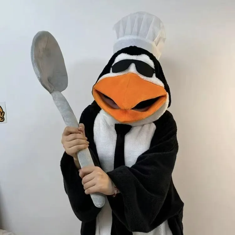 【高雅人士】抽象恶俗企鹅睡衣表情包学生宿舍保暖神器送女朋友