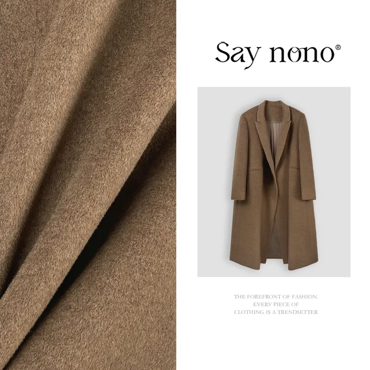 懒猫nono│Saynono 高级气质双面绵羊毛休闲百搭优雅大衣GY0923XY