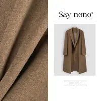 懒猫nono│Saynono 高级气质双面绵羊毛休闲百搭优雅大衣GY0923XY