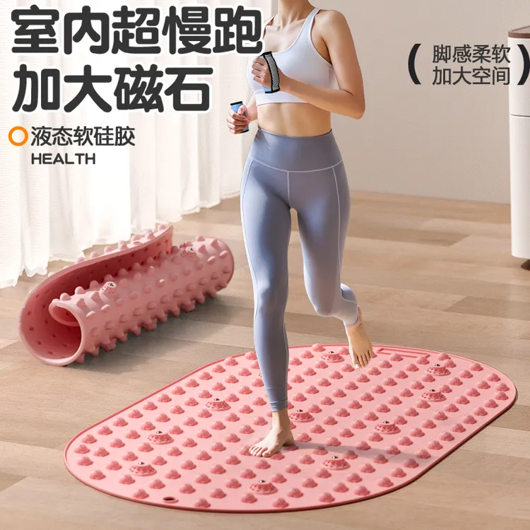 真液态软硅胶真实心指压板不伤脚软沙包慢跑通经络居家按摩燃脂垫