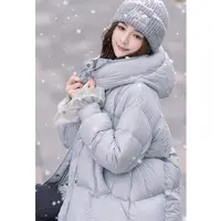 COCO BECCI【海盐芝士】90白鸭轻盈保暖连帽羽绒外套CFJJD201108