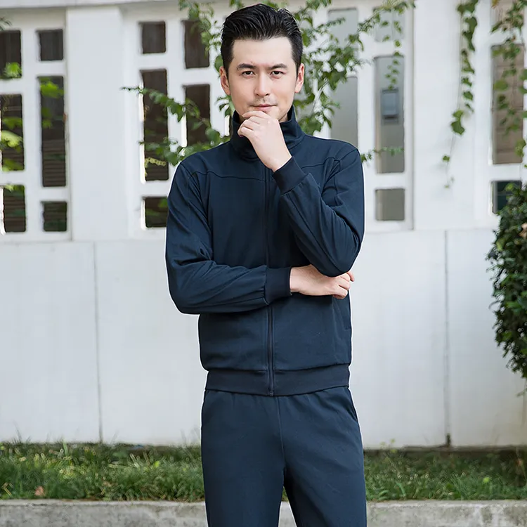 春秋户外长袖运动训练服外套运动服冬季运动夹克套装