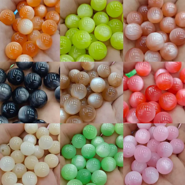 树脂珠福利炒锅按斤装手工diy手机链配饰