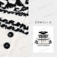ZzMoLi征真 连帽毛毛外套女款潮流休闲加厚保暖洋气衣服ZBY90121