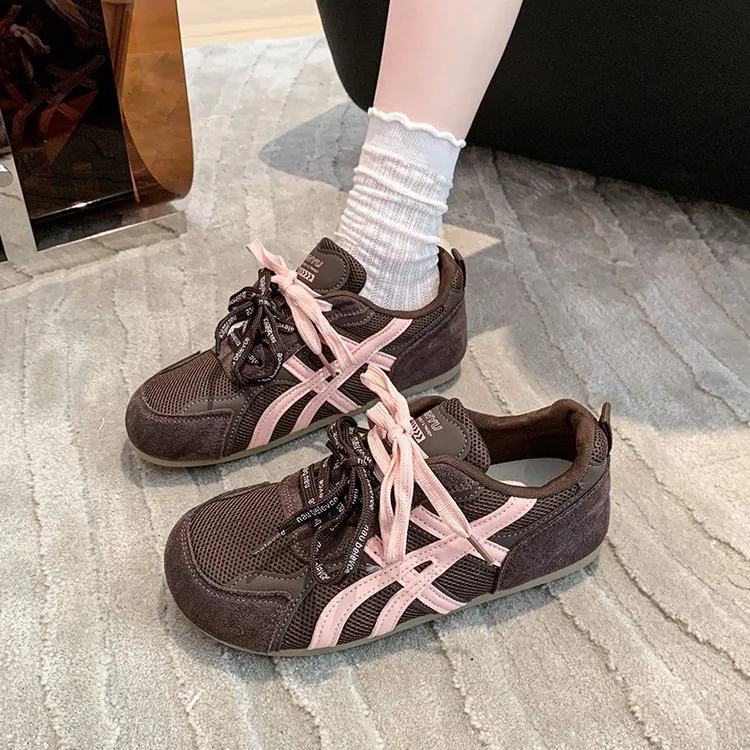 网状复古防滑德训鞋学生透气休闲动感风春秋ins