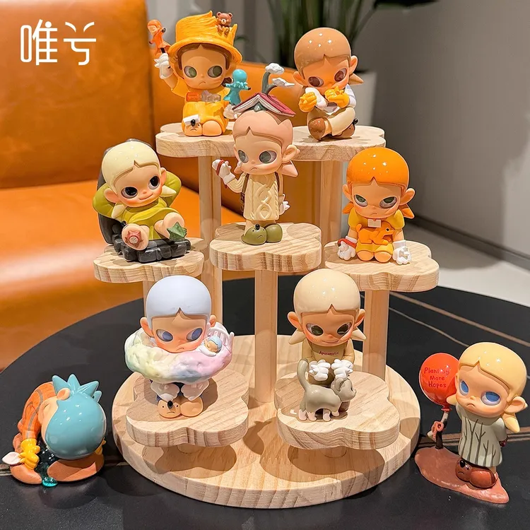 【唯兮】盲盒收纳盒阶梯展示架公仔玩偶手办摆件泡泡玛特陈列置物架