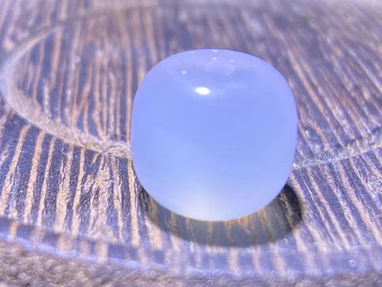 天然马达加斯加白冰玛瑙玉髓11*10尺寸老型尺寸单珠