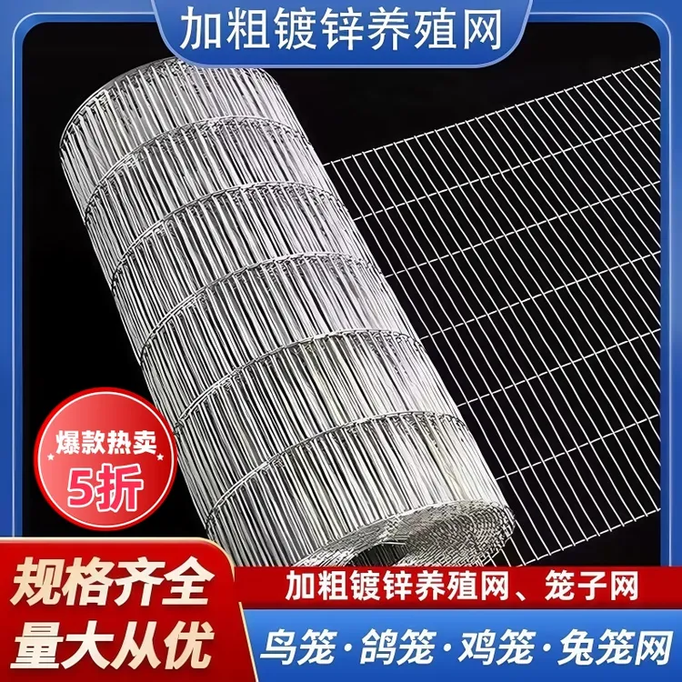 镀锌网片电焊网片镀锌铁丝网养殖铁网网格狗笼货架镀锌钢隔离防护