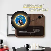 电表箱装饰画黑胶唱片餐厅2025新款支持定制弱电箱遮挡装饰盖面板