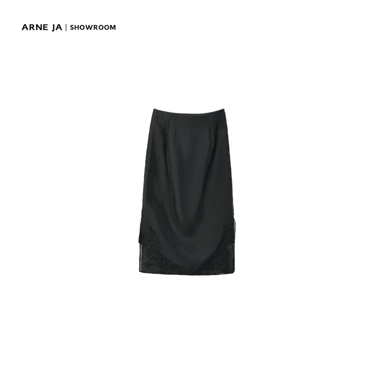 ARNE JA｜鎏光系列重磅手工刺绣欧根纱双层飘逸长裙 A885