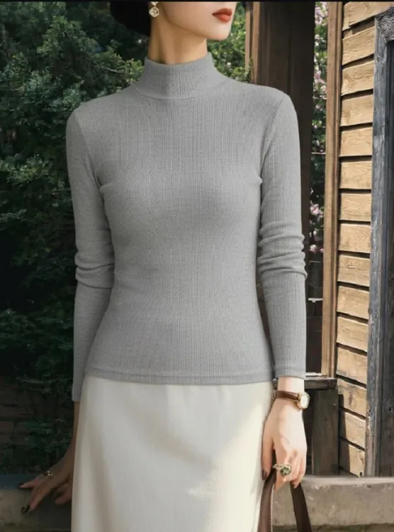 时尚女款秋冬气质百搭打底毛衣女毛针织衫针织衫上衣316