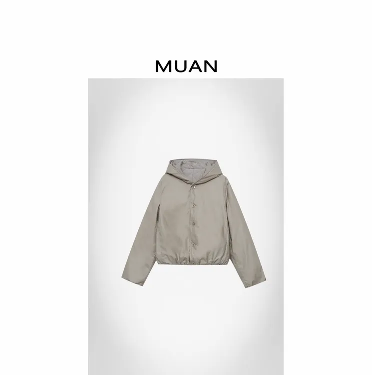 木岸MUAN：《小反转棉服》定制高级两面穿棉服外套上衣D-MJ-F8616