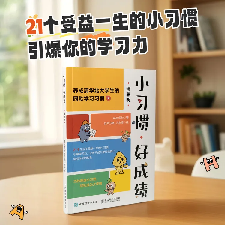 小习惯好成绩漫画版助力养成清华北大学生学习习惯书籍漫画版书