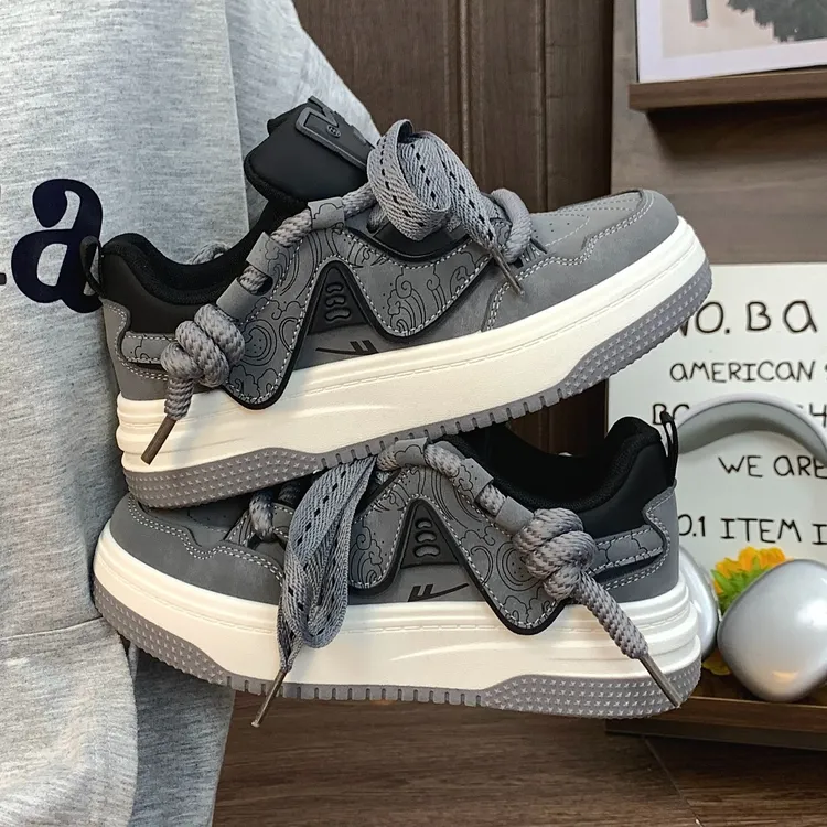 回力男鞋秋冬款厚底板鞋男款2025新款潮牌情侣百搭轻便休闲鞋子女