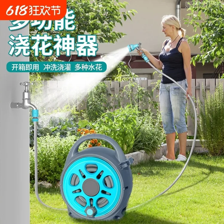 花园水管软管专用接水龙头浇花神器家用洗车浇水高压水喷头庭院