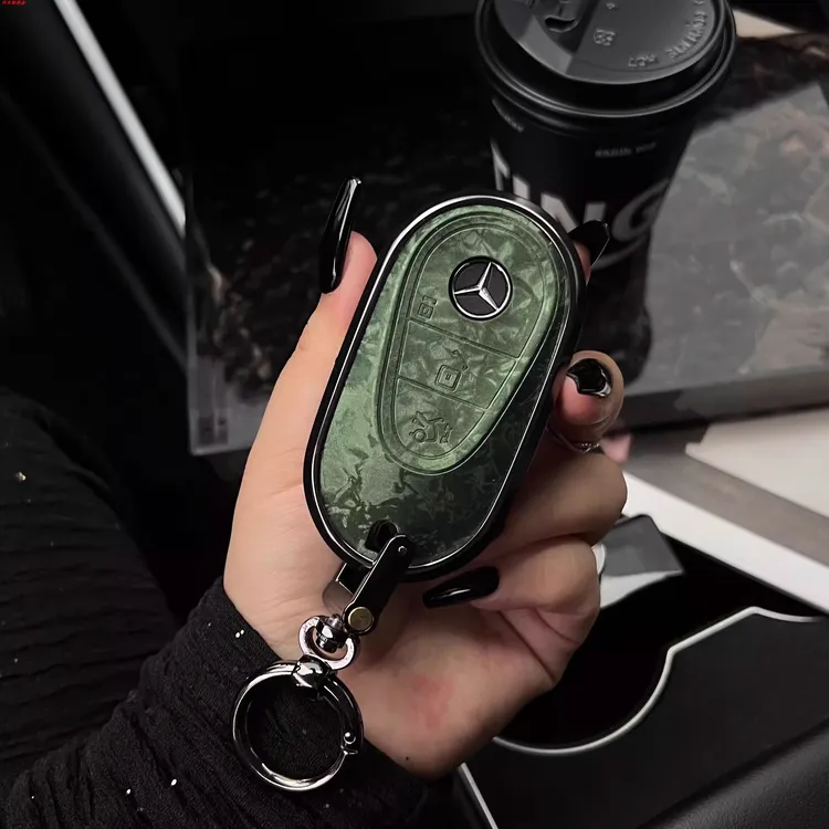 适用奔驰钥匙套E300L/C260L/GLC/A200/C200/GLS/GLB/GLE350时尚壳