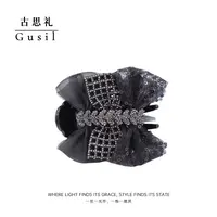 古思礼【星芙】时尚蝴蝶结气质百搭蝴蝶结丸子夹GS8559