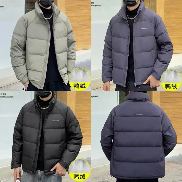【黑金2代羽绒服】7807冬季高充绒量时尚保暖蓬松防风男士立领短款