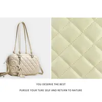 【尚恩CC】SK-62916-淡黄-【小】轻奢时尚女士新款单肩斜挎包