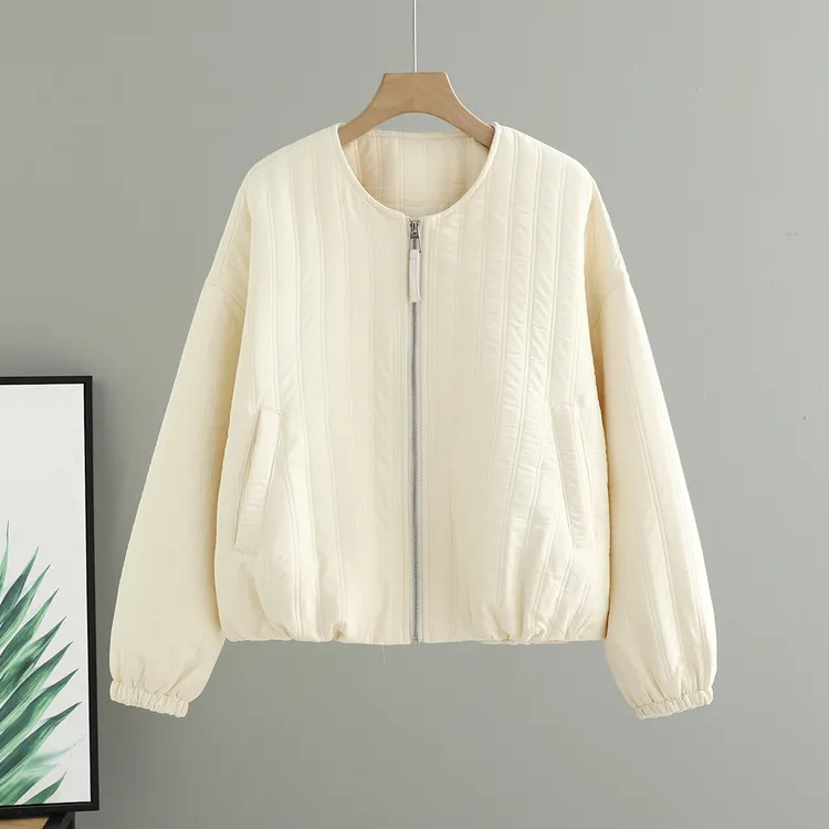韩版薄款棉衣棉服女短款小个子秋冬休闲宽松夹棉棒球服夹克衫上衣
