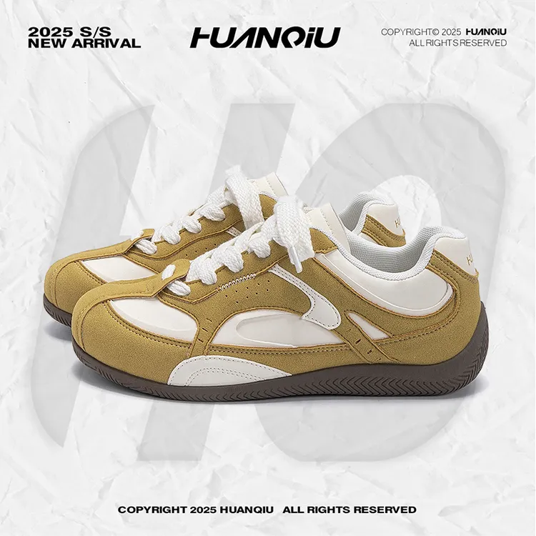 环球隐形内增高赛车鞋2025夏季新款休闲百搭男鞋平底舒适德训鞋子