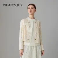 【蜜思仝专属】朝峰珠绣短款蕾丝外套FJF1B637-6179A