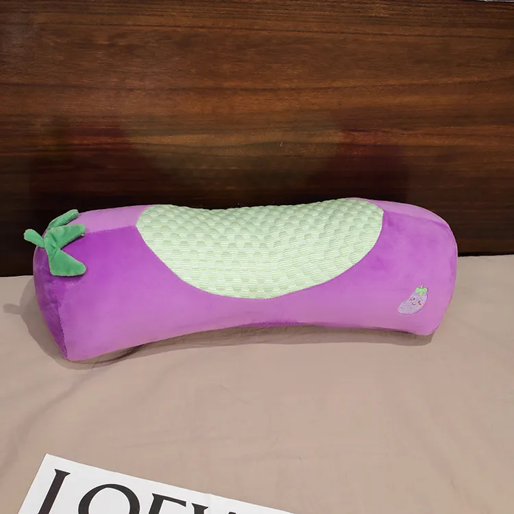 冰豆豆绒枕头睡觉神器床上午休学生儿童抱枕单人护颈枕四季款睡枕